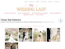 Tablet Screenshot of heyweddinglady.com